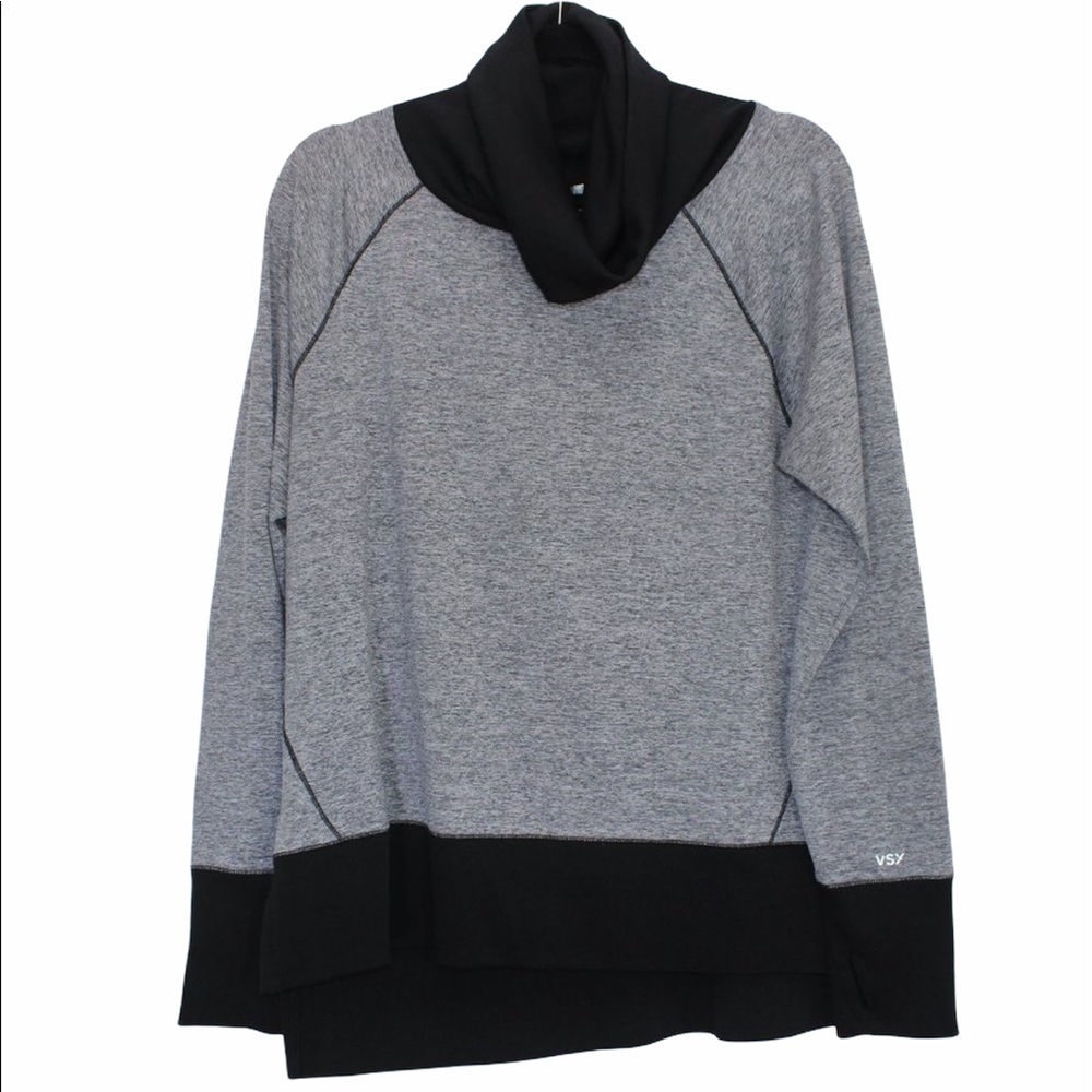 Victoria’s Secret VSX Activewear Top Black Grey M